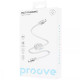 Кабель Proove Multi Charging Type-C – Type-C (1 м · 60W · 3A) (White)