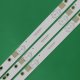 Прямая подсветка для телевизора Changhong 32″ 303XJ320034 Rev1.1 (3 планки по 595 мм, 6 LED, линза 15,5 мм, 3 В)