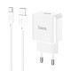 Сетевое зарядное устройство Hoco C106A USB-A (10.5W · 2.1A) с кабелем USB-A – Type-C (White)