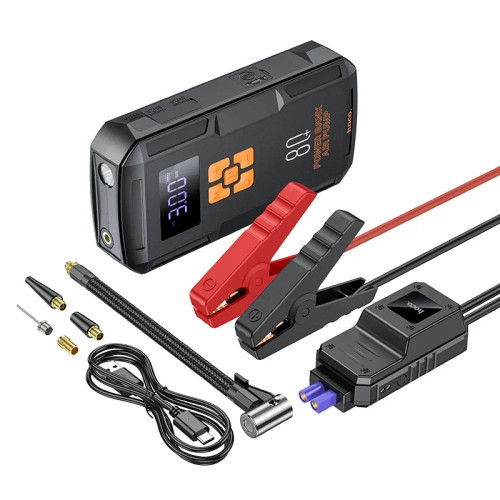 Повербанк Hoco QS2 Jump Starter (8000 mAh) (Black)