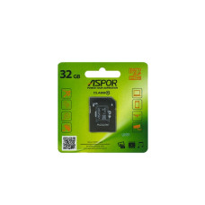 Карта памяти Aspor microSDHC 32GB Class 10 UHS-I + адаптер SD