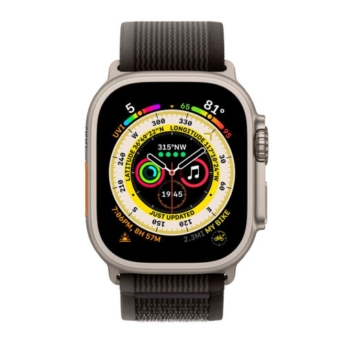 Ремешок для Apple Watch 38/40/41 мм Trail Loop (Black/Gray)