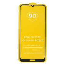 Захисне скло в тех упаковці для Huawei Y6 (2019) (Full Glue) (0.3 мм, 2.5D) (Black)