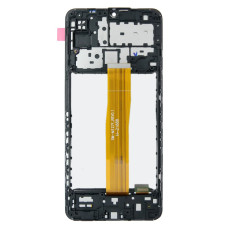 Дисплей для Samsung M127 Galaxy M12 (2021) с тачскрином в рамке (Black) (Original PRC)