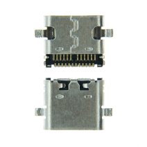 Разъем зарядки для ZTE Axon 7 (4 креплений) (контакты посередине) (Type-C) (Original)