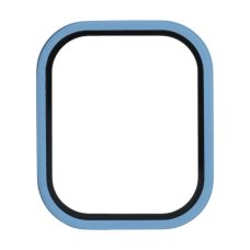 Захисне скло з рамкою для Apple Watch Ultra 3 (49mm) (Full Glue) (Blue)