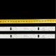 Пряма підсвітка для телевізора Haier 32″ 32D3503V1W9C1B60218M (3 планки по 600 мм, 9 LED, лінза 15,5 мм, 3 В)