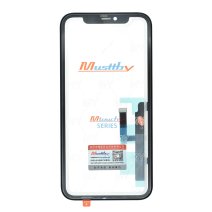 Сенсорне скло для Apple iPhone 11 з рамкою з OCA (Black) (Musttby)