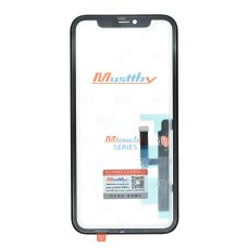 Сенсорне скло для Apple iPhone 11 з рамкою з OCA (Black) (Musttby)