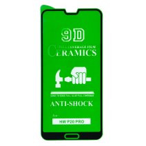 Захисна плівка Ceramic для Huawei P20 Pro (Full Glue) (Black)