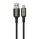 Кабель Proove Dense Metal USB-A – Lightning (1 м · 12W · 2.4A) (Black)
