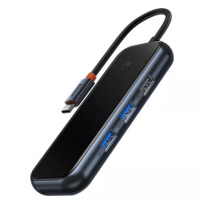 USB-хаб Baseus AcmeJoy 5в1 Type-C (HDMI · 2xUSB 3.0 · USB 2.0 · Type-C PD) (Dark Gray)