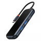 USB-хаб Baseus AcmeJoy 5в1 Type-C (HDMI · 2xUSB 3.0 · USB 2.0 · Type-C PD) (Dark Gray)