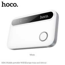 Роутер 4G Hoco HI41 с SIM-картой (150 Мбит/с · аккумулятор) (White)