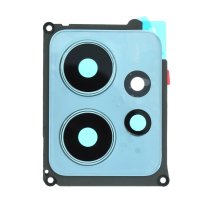 Стекло камеры для Xiaomi Redmi Note 12 (4G) в рамке (Blue) (Original)
