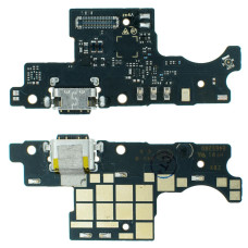 Нижня плата для ZTE Blade A71 з роз’ємом зарядки та мікрофоном (Original Used)