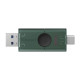 Флешка Kingston DT DuoG2 256GB USB 3.2 Type-C (Black/Green)
