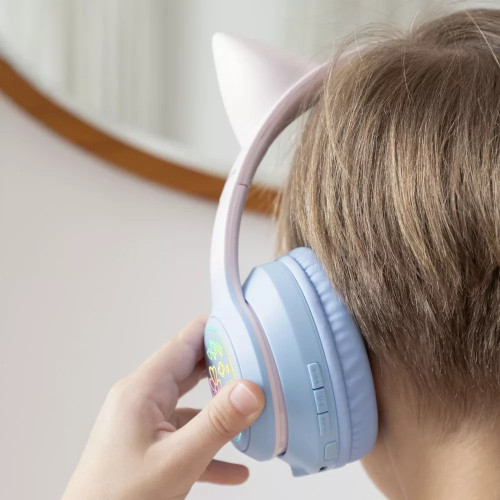 Наушники Bluetooth Proove Kids Neko (APP) (White/Pink)