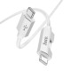 Кабель Hoco U123 Type-C – Type-C (1.2 м · 60W · 3A) (Gray)