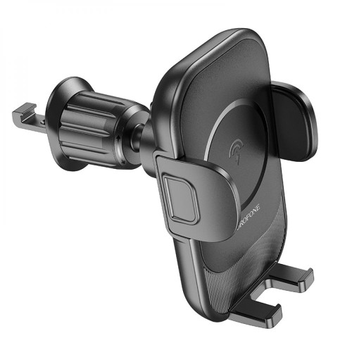Автодержатель Borofone BH204 Blue Charm Wireless (15W) (Black)