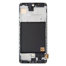 Дисплей для Samsung A515 Galaxy A51 (2020) с тачскрином в рамке (Black) (OLED) (Big size)