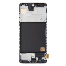 Дисплей для Samsung A515 Galaxy A51 (2020) з тачскріном в рамці (Black) (OLED) (Big size)