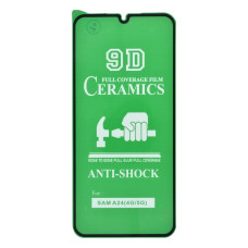 Защитная пленка Ceramic для Samsung M156 Galaxy M15 (5G) (2024) (Full Glue) (Black)