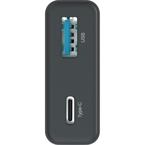 Сетевое зарядное устройство Proove Slender USB-A+USB-C (45W) (Black)