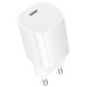 Мережевий зарядний пристрій Borofone BA103A USB-C (20W · 3A) з кабелем Type-C – Lightning (White)