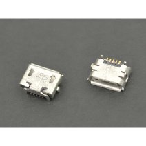 Роз'єм зарядки для Motorola XT910 RAZR 5 pin (4 кріплень) (контакти знизу) (Micro USB) без шлейфа