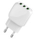 Сетевое зарядное устройство LDNIO A3315 3xUSB-A (15W · 3.1A) с кабелем USB-A – Micro-USB (White)