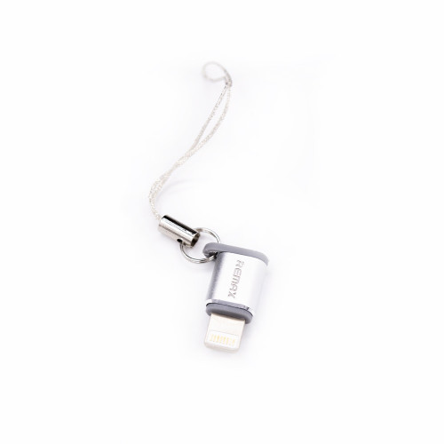 Переходник Remax Micro-USB – Lightning (Silver)