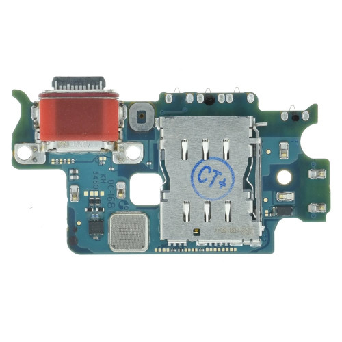 Нижняя плата для Samsung S911B Galaxy S23 с разъемом зарядки и микрофоном (Original)