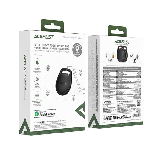 Смарт-трекер Acefast S2 (Black)