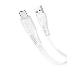 Кабель Borofone BX85 USB-A – Micro-USB (1 м · 12W · 2.4A) (White)