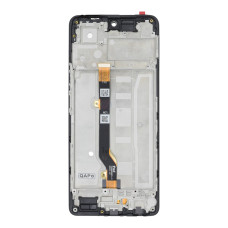 Дисплей для Tecno Spark 20 Pro с тачскрином в рамке (Black) (ver. TXD)