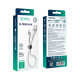 Кабель Ridea RC-XS51 Silicone USB-A – Micro-USB (0.25 м · 15W · 3A) (White)