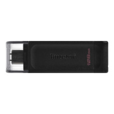 Флешка Kingston DT 70 128GB USB 3.2 Type-C (Black)