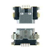 Разъем зарядки для ZTE B2015 5 pin (4 креплений) (контакты посередине) (Micro USB) без шлейфа (Original)