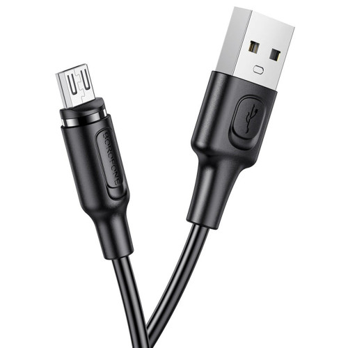 Кабель Borofone BX41 Magnetic USB-A – Micro-USB (1 м · 12W · 2.4A) (Black)