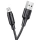 Кабель Borofone BX41 Magnetic USB-A – Micro-USB (1 м · 12W · 2.4A) (Black)
