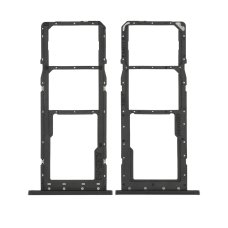 Тримач SIM-карти та карти пам’яті для Samsung A037M Galaxy A03s (2021) (2×SIM, карта пам’яті) (Black)