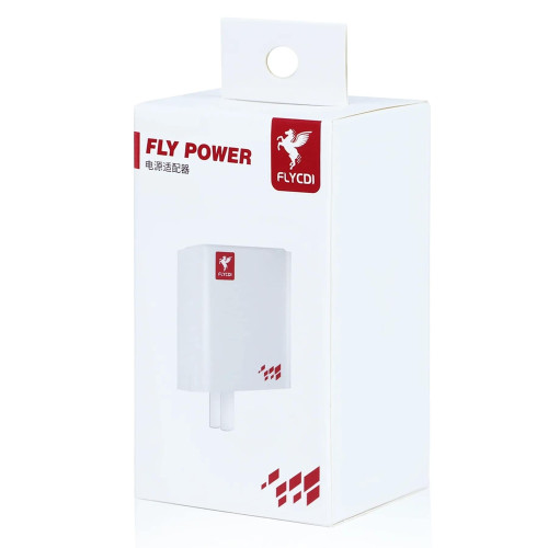 Сетевое зарядное устройство FLYCDI FA-009 PD USB-A+USB-C+Lightning (30W · 3A) (White)