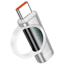 Переходник Hoco UA32 Type-C штекер – Lightning (Silver)