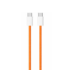 Кабель для iPhone 17 Type-C – Type-C (NO LOGO) (1 м · 60W · 3A) (Orange)
