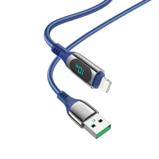 Кабель Hoco S51 Extreme USB-A – Lightning (1.2 м · 12W · 2.4A) (Blue)