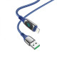 Кабель Hoco S51 Extreme USB-A – Lightning (1.2 м · 12W · 2.4A) (Blue)