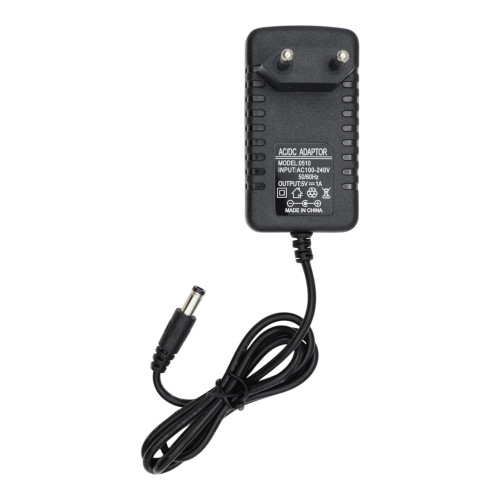 Сетевое зарядное устройство 5V to DC 5.5 x 2.5 мм (1A) (Black)