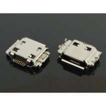 Роз'єм зарядки для Samsung I5800 7 pin (4 кріплень) (контакти посередині) (Micro USB) без шлейфа