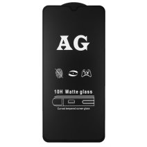 Захисне скло Matte для Xiaomi Mi 9 Lite (Full Glue) (0.3 мм, 2.5D) (Black)